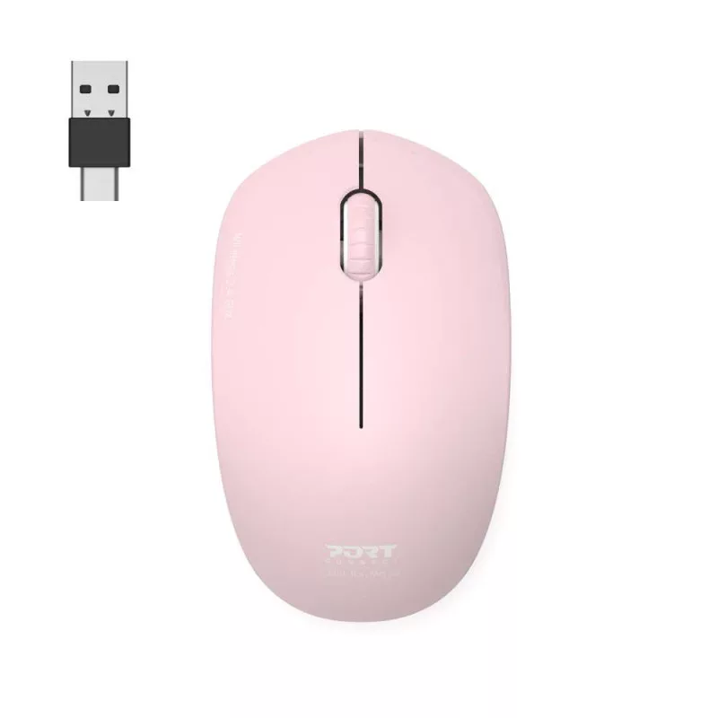 PORT CONNECT Mouse Collection II Wireless 2.4 GHz Pink