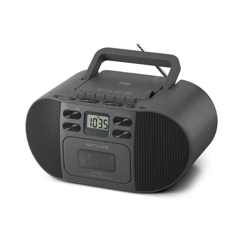 Muse M-188RDC CD Boombox Bluetooth, FM-raadio, USB, must