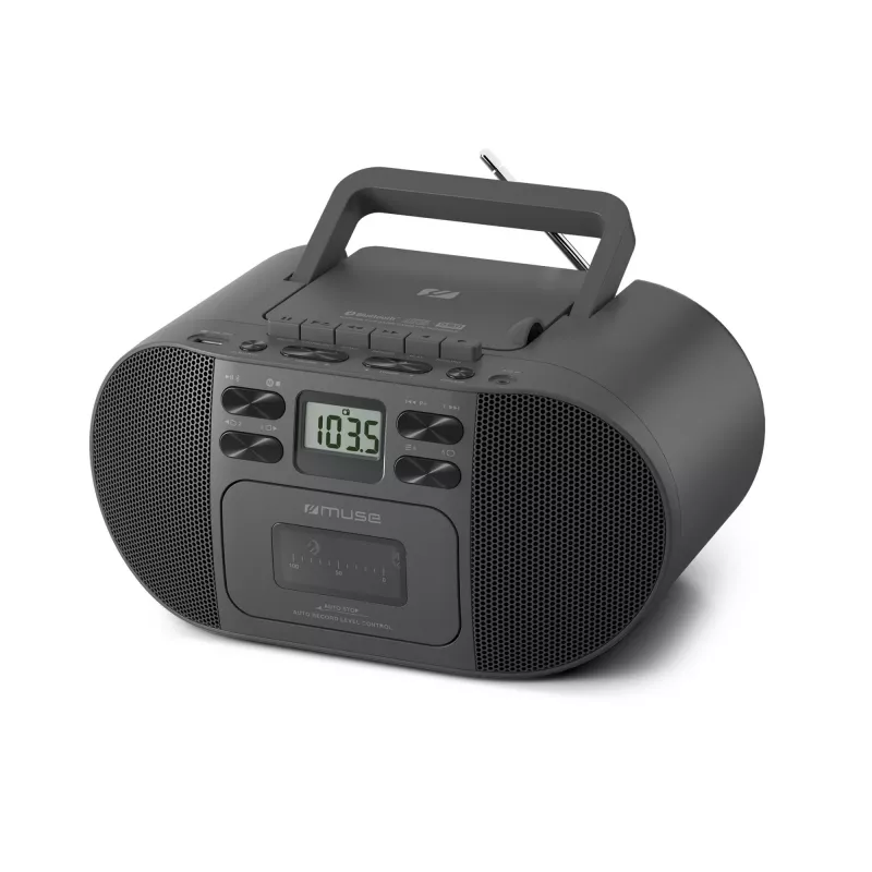 Muse M-188RDC CD Boombox Bluetooth, FM-raadio, USB, must