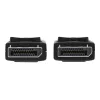 EATON Tripp Lite Series DisplayPort-kaabel lukustuvate pistikutega, 4K 60 Hz (M/M), must, 10 ft (3,05 m)