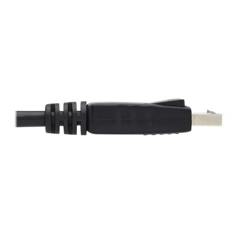 EATON Tripp Lite Series DisplayPort-kaabel lukustuvate pistikutega, 4K 60 Hz (M/M), must, 10 ft (3,05 m)