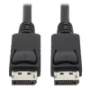 Tripp Lite Series DisplayPort-kaabel lukustuvate pistikutega, 4K 60 Hz (M/M), must, 6 ft