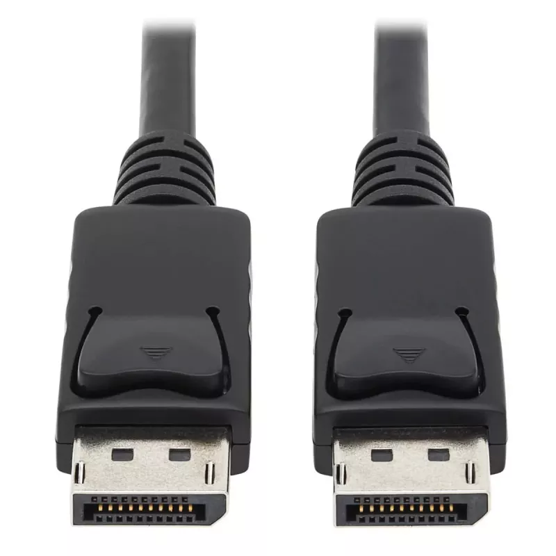 Tripp Lite Series DisplayPort-kaabel lukustuvate pistikutega, 4K 60 Hz (M/M), must, 6 ft