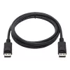 Tripp Lite Series DisplayPort-kaabel lukustuvate pistikutega, 4K 60 Hz (M/M), must, 6 ft