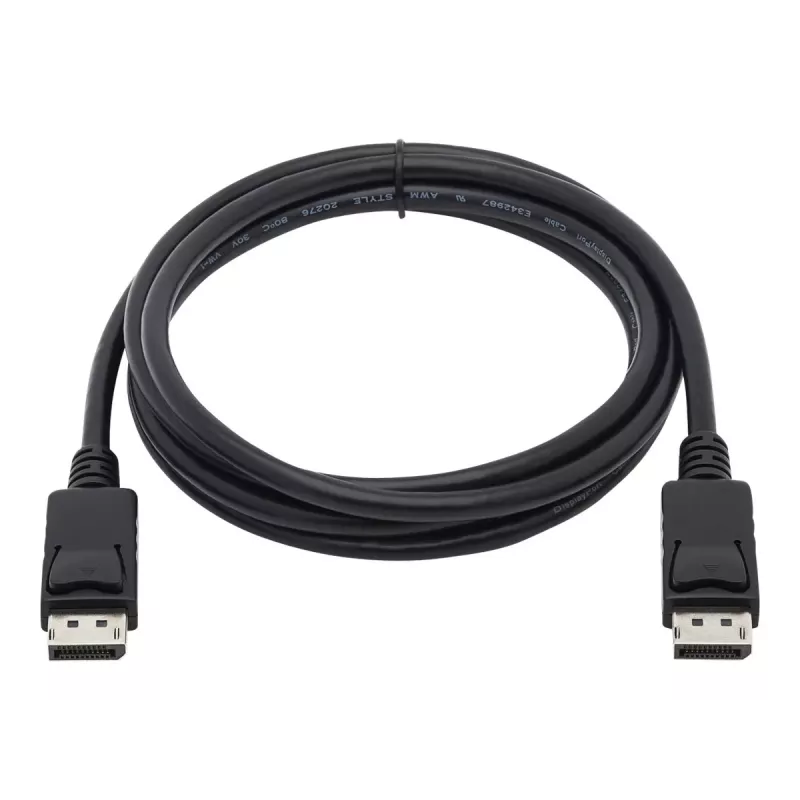 Tripp Lite Series DisplayPort-kaabel lukustuvate pistikutega, 4K 60 Hz (M/M), must, 6 ft