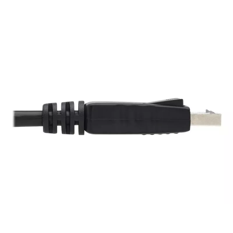Tripp Lite Series DisplayPort-kaabel lukustuvate pistikutega, 4K 60 Hz (M/M), must, 6 ft
