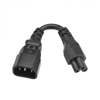 Eaton Tripp Lite Series Toitekaabel - IEC C14 - IEC C5 - 0,15 m - Must