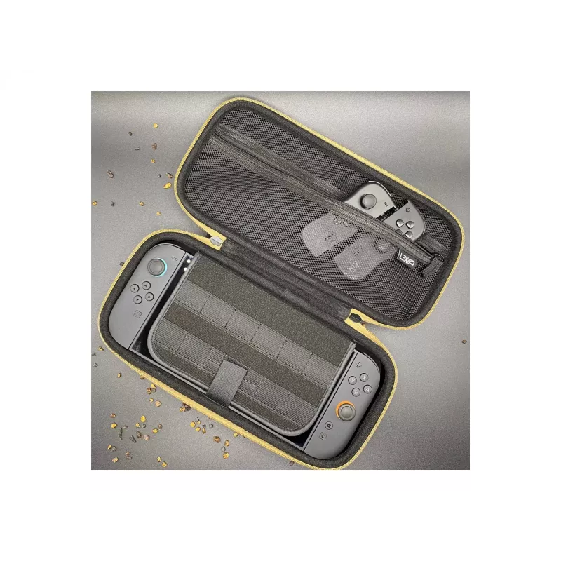 LEXIP x WARNER HL Ancient Switch 2 Case - Kõva kestaga reisikott Nintendo Switch, Switch OLED, Switch Lite jaoks - Hogwarts Legacy Ancient Edition - Must/Hall