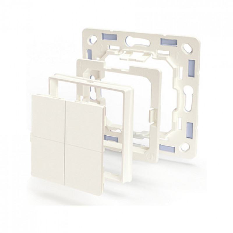 Shelly Plug & Play BLU Wall Switch 4 Adapter Legrand & Shelly White