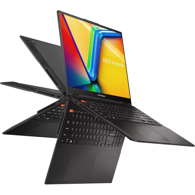 ASUS Vivobook S 16 Flip TN3604YA sülearvuti - AMD Ryzen 7 7730U, 16GB RAM, 512GB SSD, 16 inch WUXGA puuteekraan, Windows 11 Home, Cool Silver (taastatud toode)