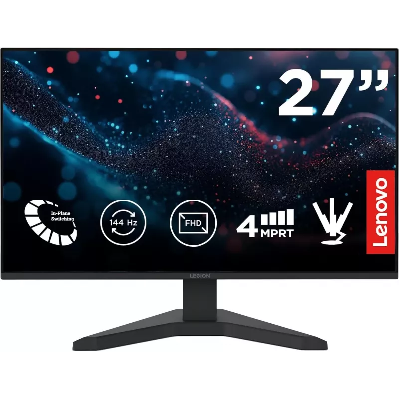 Lenovo Legion R27s 27 inch IPS QHD mängumonitor, 180Hz, 0,5ms, FreeSync Premium, HDR400