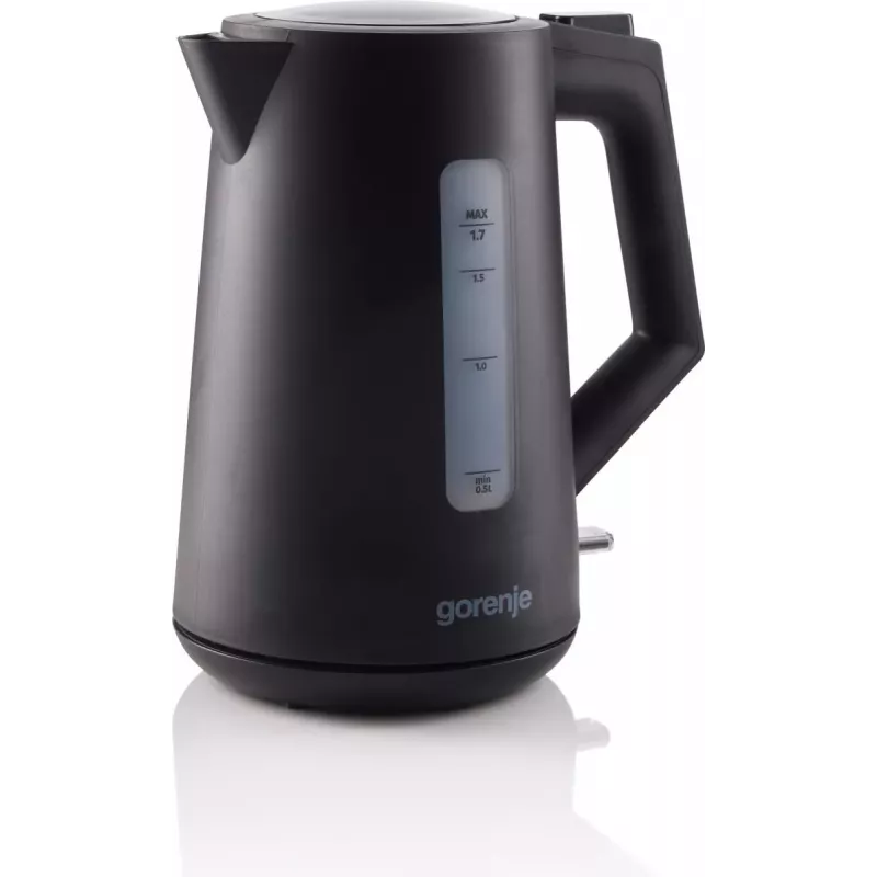Gorenje K17OPB Elektriketel 2200 W 1,7 L Plastik Must 360° Pöördalus