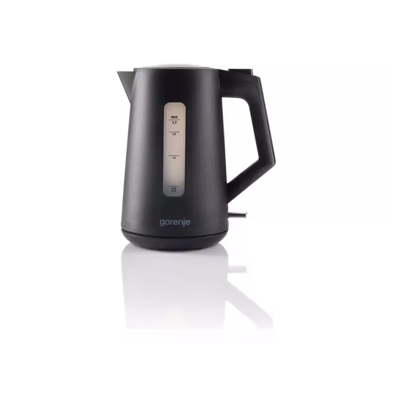 Gorenje K17OPB Elektriketel 2200 W 1,7 L Plastik Must 360° Pöördalus