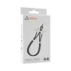 SBOX LANYARD BLACK USB-C to USB-C kaabel 1,5 m must