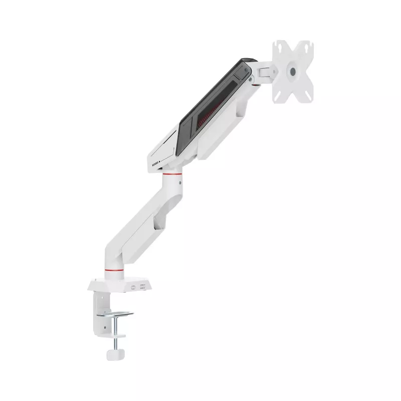 White Shark KHUFU-I GMS-3210 Ühe monitori lauakinnitus 17 inch-32 inch ekraanidele, must