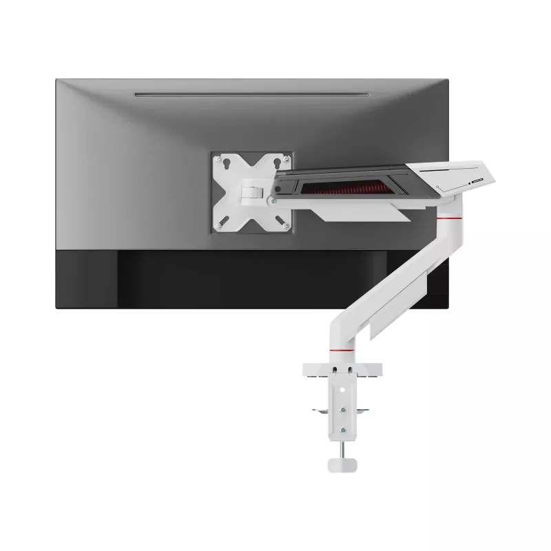 White Shark KHUFU-I GMS-3210 Ühe monitori lauakinnitus 17 inch-32 inch ekraanidele, must