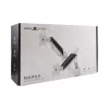 White Shark KHUFU-II GMS-3211 Kahe monitori lauakinnitus - gaasivedru, 17 inch-32 inch, 9 kg haru kohta, must