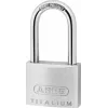 ABUS 64TI/40HB40 KD Titalium Tabalukk Erineva Võtmega Kõrge Kaarega Rõngas Turvatase 5