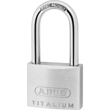 ABUS 64TI/40HB40 KD Titalium Tabalukk Erineva Võtmega Kõrge Kaarega Rõngas Turvatase 5