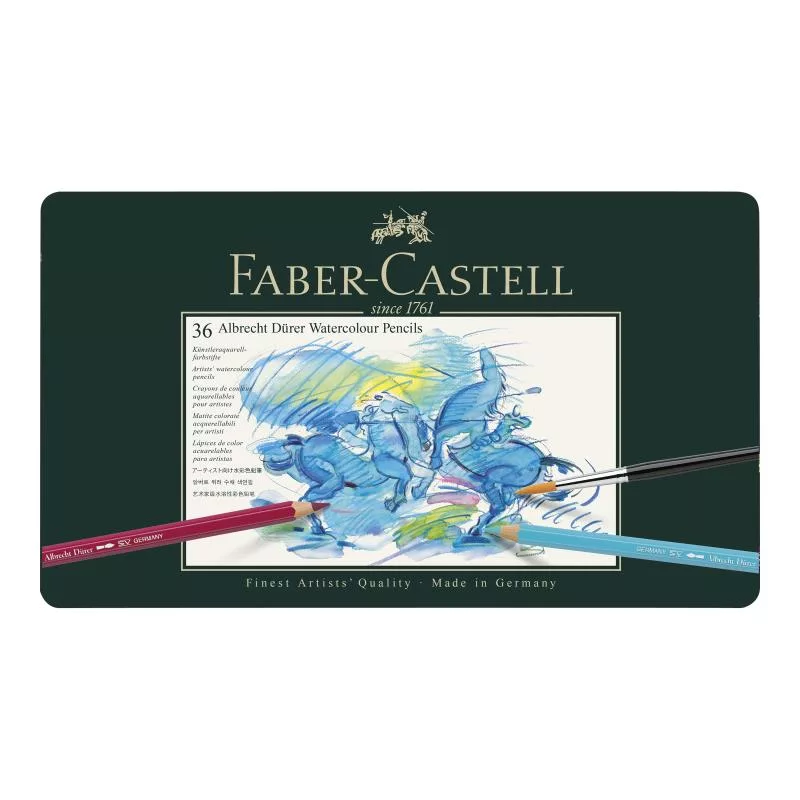 Faber-Castell Polychromos Värvipliiatsite Komplekt - 36 Tükki - Metallkarp - FC-117536