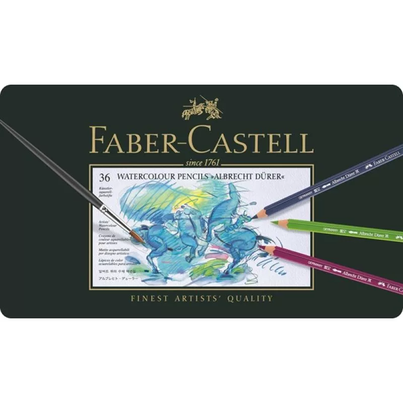 Faber-Castell Polychromos Värvipliiatsite Komplekt - 36 Tükki - Metallkarp - FC-117536