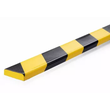 Durable S10 kaablikaitse, PVC, must/kollane, lame, 1000 mm, 40 mm