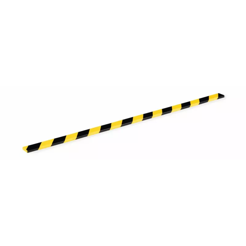 Durable S10 kaablikaitse, PVC, must/kollane, lame, 1000 mm, 40 mm