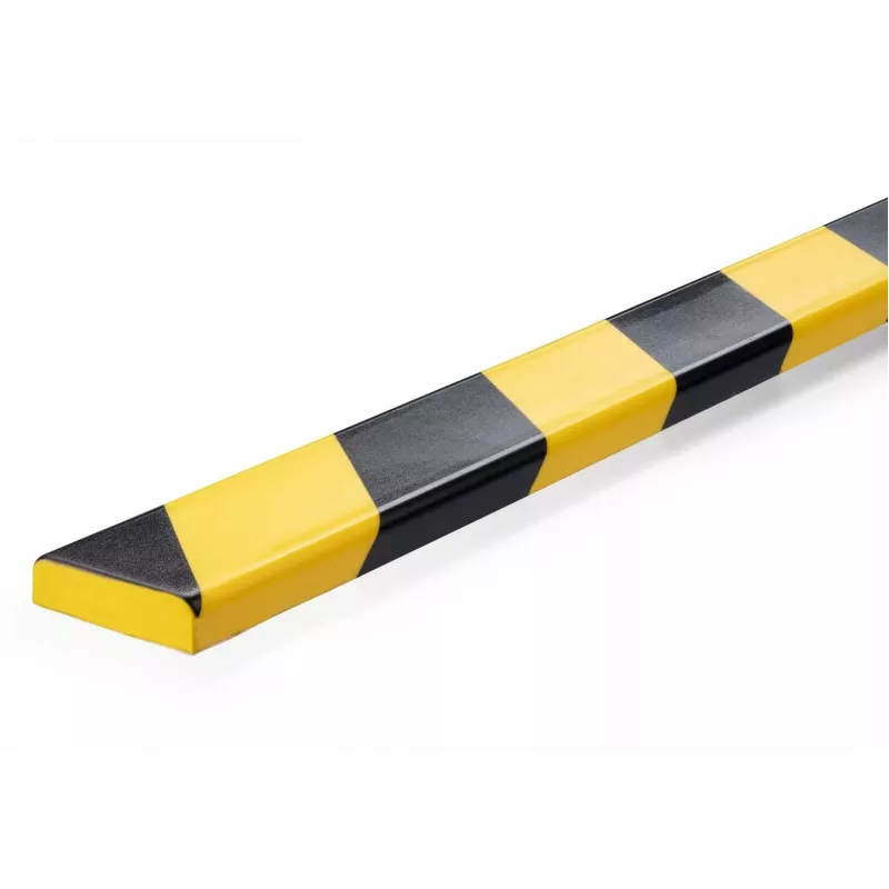 Durable S10 kaablikaitse, PVC, must/kollane, lame, 1000 mm, 40 mm