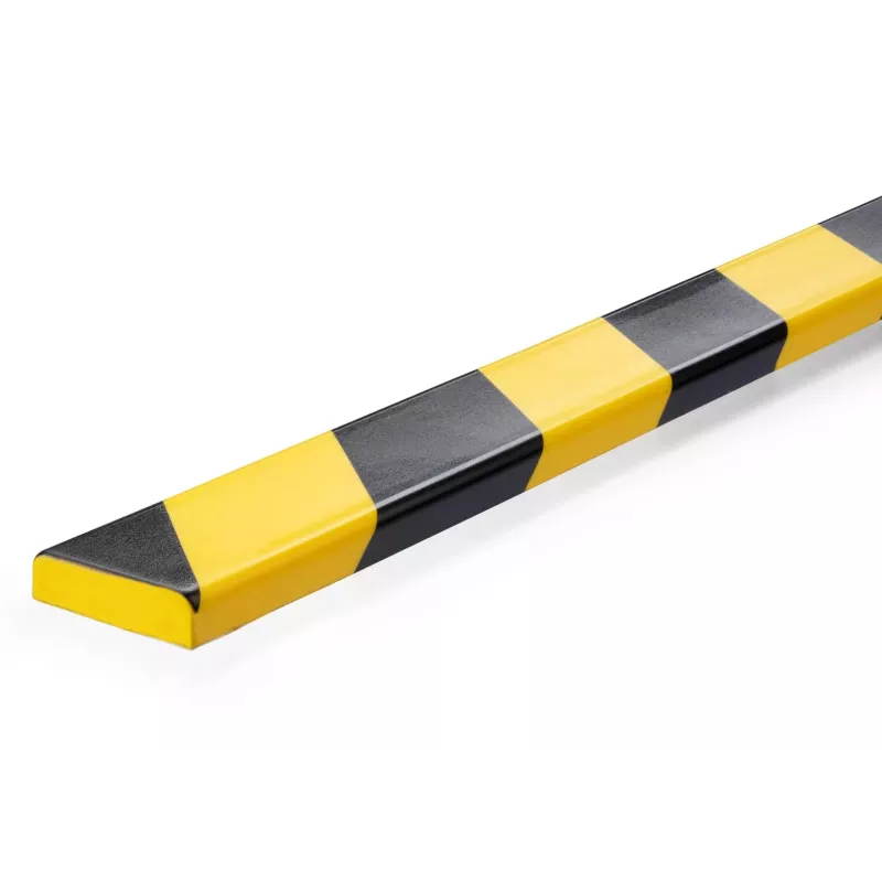 Durable S10 kaablikaitse, PVC, must/kollane, lame, 1000 mm, 40 mm
