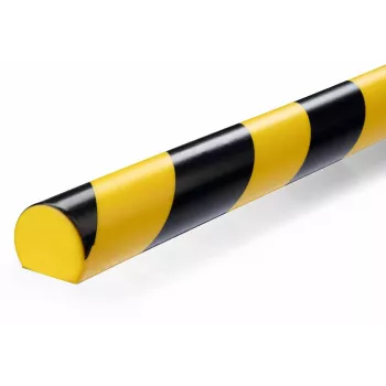 Durable S32R põrandakaablikaitse, PVC, must/kollane, ümar, 1000 mm