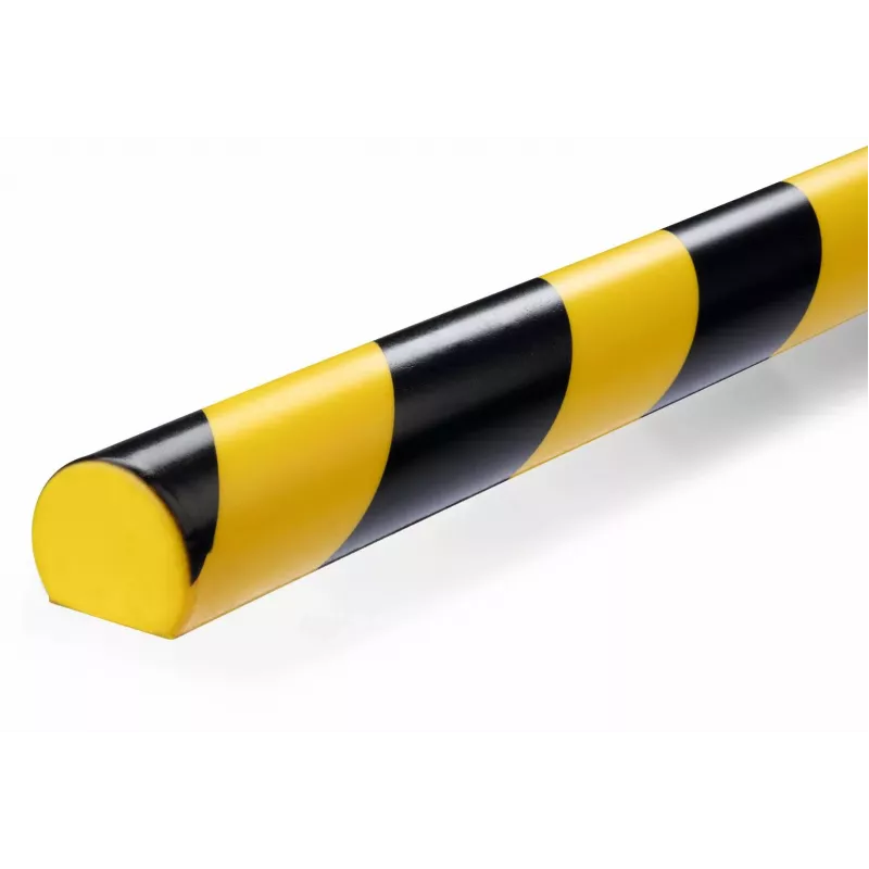 Durable S32R põrandakaablikaitse, PVC, must/kollane, ümar, 1000 mm