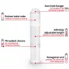 EINHELL-KWB SDS-plus Meislikomplekt 250mm, 4-osaline