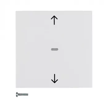 Berker 85241189 Jalousie Switch Rocker S.1/B.3/B.7 Polar White Glossy