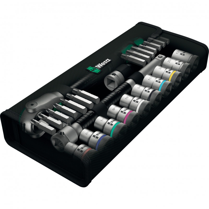 WERA Zyklop Speed Ratchet Set 1/2 inch + Sockets, 28 pcs