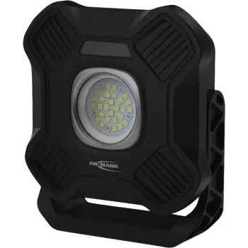 ANSMANN WL2000R laetav LED töövalgusti, must, 20W, 2000lm, magnetiga, riputuskonksuga, statiiviga - 1 tk (1600-0755)