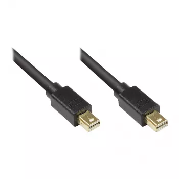 GoodConnections Mini DisplayPort 1.1 kaabel, isane-isane, kullatud, must, 3m