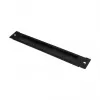 GoodConnections Brush Strip 380 mm x 57 mm Good Connections 19 inch seinakapi FLAT-Pack (GC-RFxxxS) jaoks, sügavmust (RAL 9005)