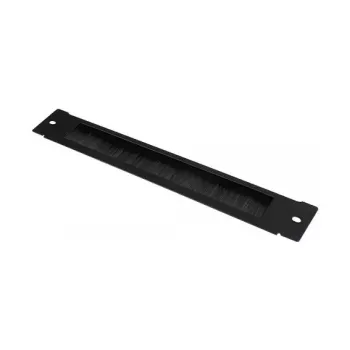 GoodConnections Brush Strip 380 mm x 57 mm Good Connections 19 inch seinakapi FLAT-Pack (GC-RFxxxS) jaoks, sügavmust (RAL 9005)