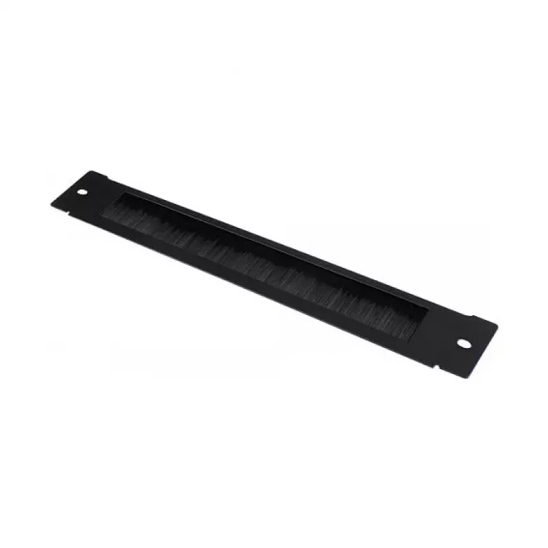 GoodConnections Brush Strip 380 mm x 57 mm Good Connections 19 inch seinakapi FLAT-Pack (GC-RFxxxS) jaoks, sügavmust (RAL 9005)