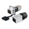 GoodConnections Industrial Connector S6 - Täitmata pistik, RJ45 avaga, metall, Good Connections®