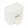 GoodConnections Cat.6 võrgupistikupesa, 2xRJ45, varjestatud, pealispinna paigaldus, pärlvalge RAL1013, GC-N0027