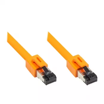 GoodConnections RNS® Cat.8.1 S/FTP Patch-kaabel, LSZH, 2000MHz, 40Gbit/s, Oranž, 1,5m