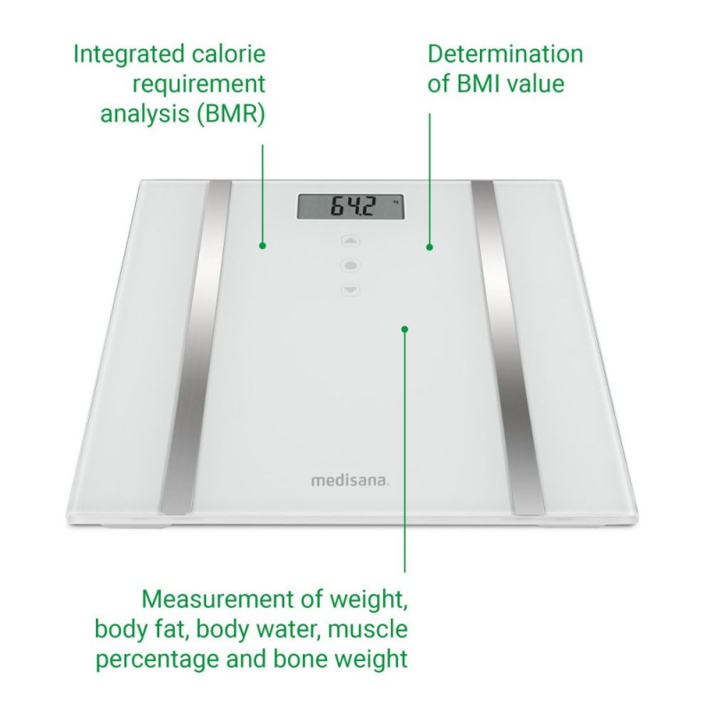 Medisana BS 483 Body Analysis Scale with Bluetooth