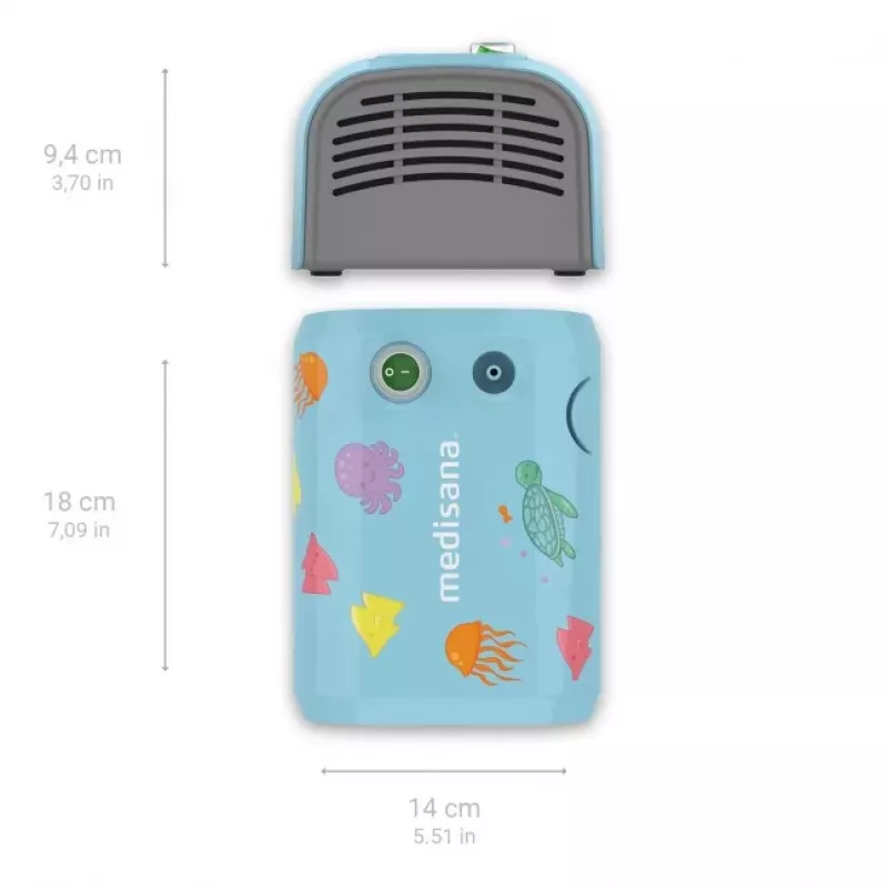 MEDISANA Inhalator IN 155 Kompressorinhalaator Valge/Sinine