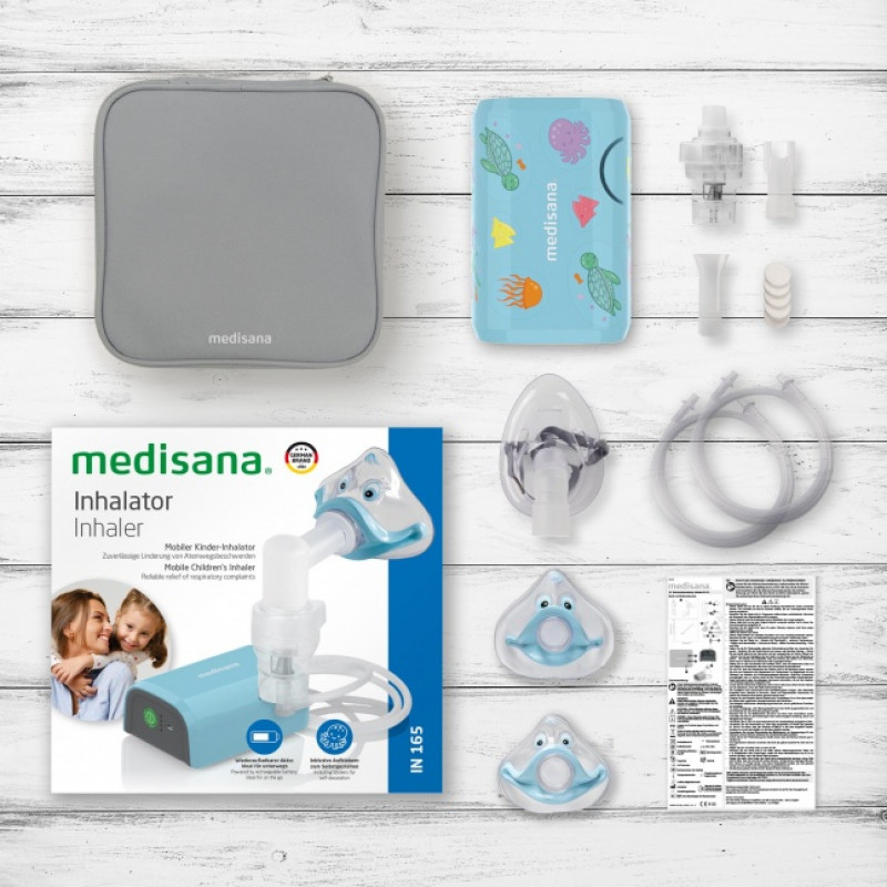 MEDISANA Inhalator IN 165 Kompressorinhalaator Valge/Sinine