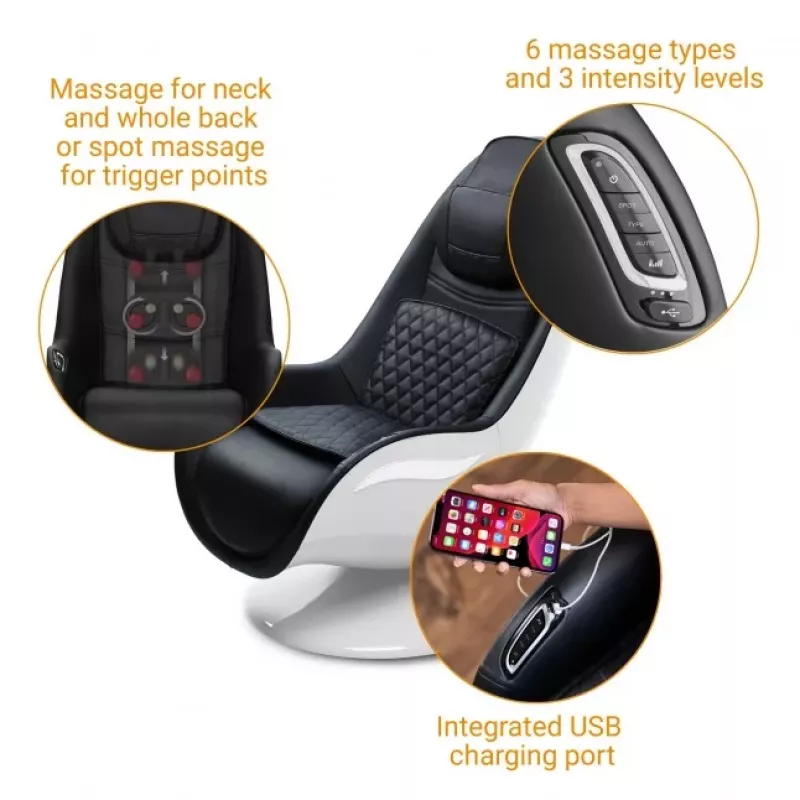 Medisana RS 660 Shiatsu Massaažitool Küttega, Must
