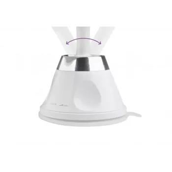 Medisana CM 850 LED kosmeetikapeegel 5x suurendusega, päevavalgusvalge LED, puutesensor, 360° pöörlemine, hõbedane
