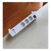 Equip pikenduspesa CEE 7/7 90° 3x Schuko / 2x USB-C + USB-A, valge, 1,5 m