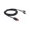 Equip PoweredUSB kaabel 24V Mini-DIN 3-pin isane 3.00m must