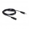 DELOCK Audio Extension Cable 3.5mm Jack Male to Female 3m Black